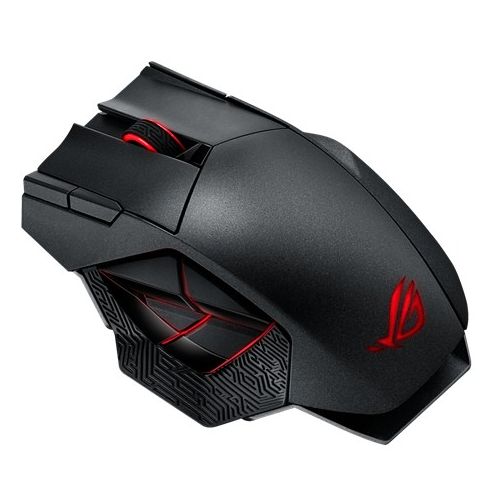 Asus ROG Spatha Gaming Mouse, Wired/Wireless, 8200 DPI, 12 Programmable Buttons, RGB LED, ROG